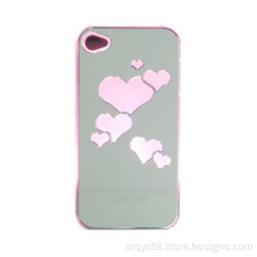 Fashion Creative Love Heart Bling Calling Shine Light LED Back Cover Protective case for iPhone 4 4s